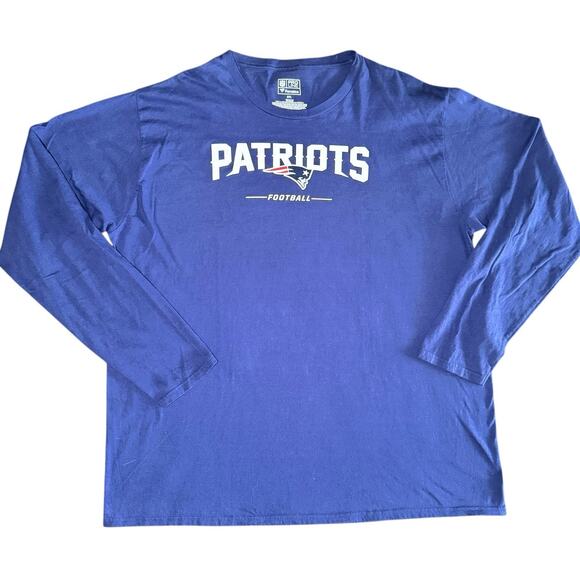 Fanatics Other - Pro Line Fanatics New England Patriots Shirt Mens XXL 2XL Blue Graphic Print